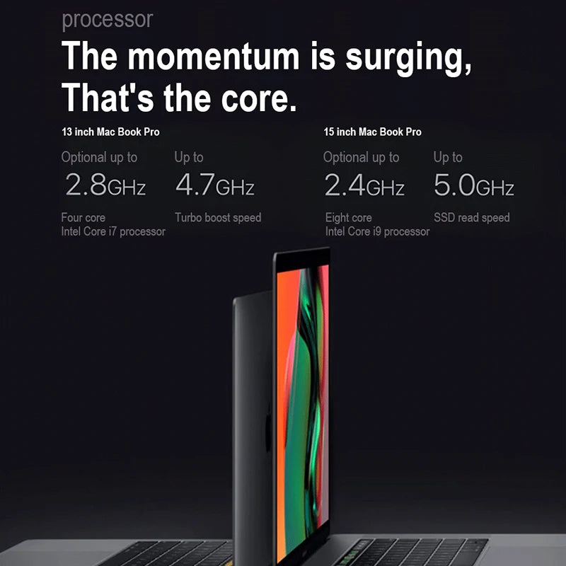 MacBook Pro 2016 i7 16 GB de RAM 15,4 polegadas 256 GB/512 GB SSD Touch Bar Touch ID Original e Autêntico Laptop MacBook Pro i7 com Wi-Fi + Bluetooth