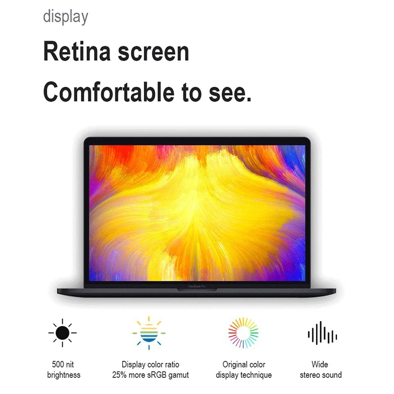 MacBook Pro 2016 i7 16 GB de RAM 15,4 polegadas 256 GB/512 GB SSD Touch Bar Touch ID Original e Autêntico Laptop MacBook Pro i7 com Wi-Fi + Bluetooth