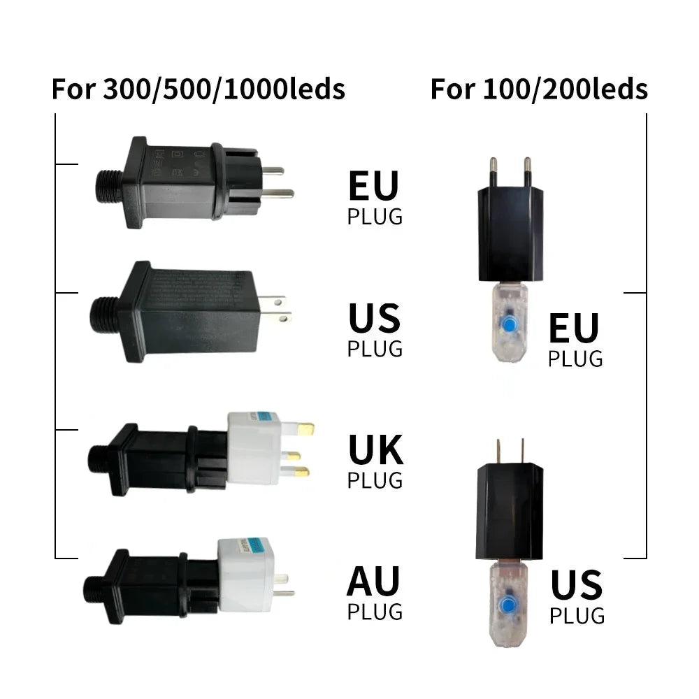 Cortina de Luzes LED 100m – Fio Verde | Decoração Natalina e Festas