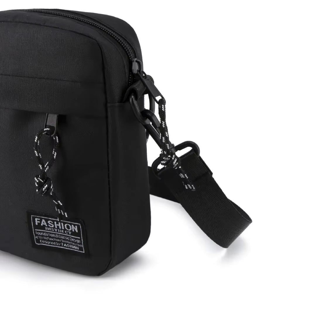 Bolsa feminina pequena, bolsa quadrada, tiracolo diagonal em tecido Oxford, bolsa masculina tipo satchel, bolsa de moda, bolsa de mão casual, bolsas e bagagens.