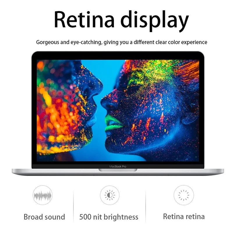 MacBook Pro 2016 i7 16 GB de RAM 15,4 polegadas 256 GB/512 GB SSD Touch Bar Touch ID Original e Autêntico Laptop MacBook Pro i7 com Wi-Fi + Bluetooth