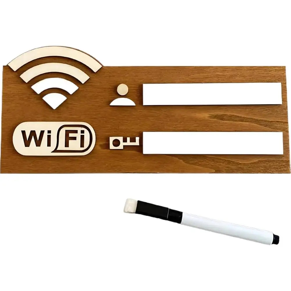 Quadro de Wifi Usuário e Senha Minimalista