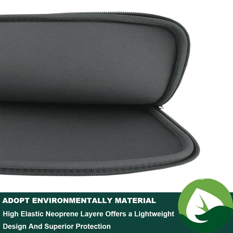 Bolsa para laptop compatível com MacBook Air / Pro / Retina de 11, 12, 13, 14, 15 e 15,6 polegadas — Capa protetora (sleeve case) para notebook ou tablet, compatível também com Xiaomi Air, HP e Dell.