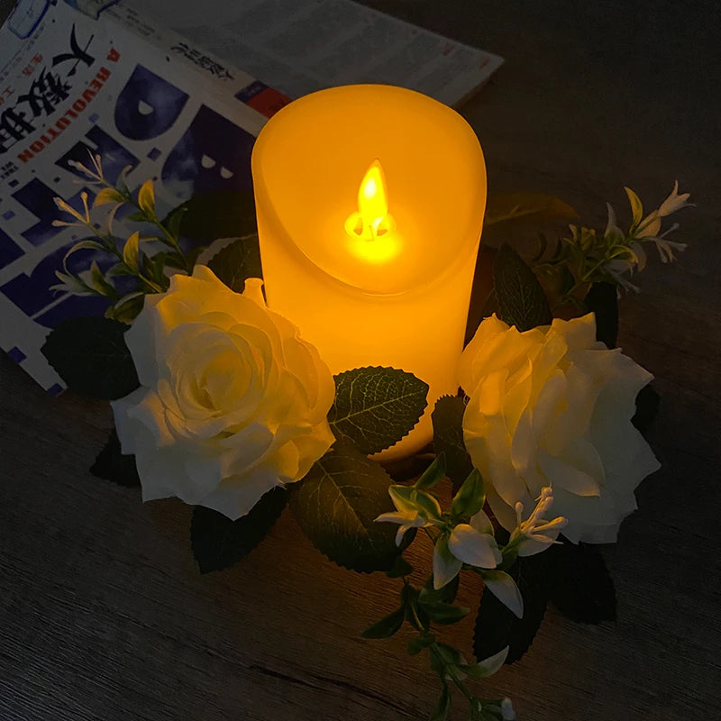 Vela LED Sem Chama – Velas Decorativas Elétricas com Brilho Quente para Casa, Decoração de Natal, Ramadã, Eid e Festas de Natal