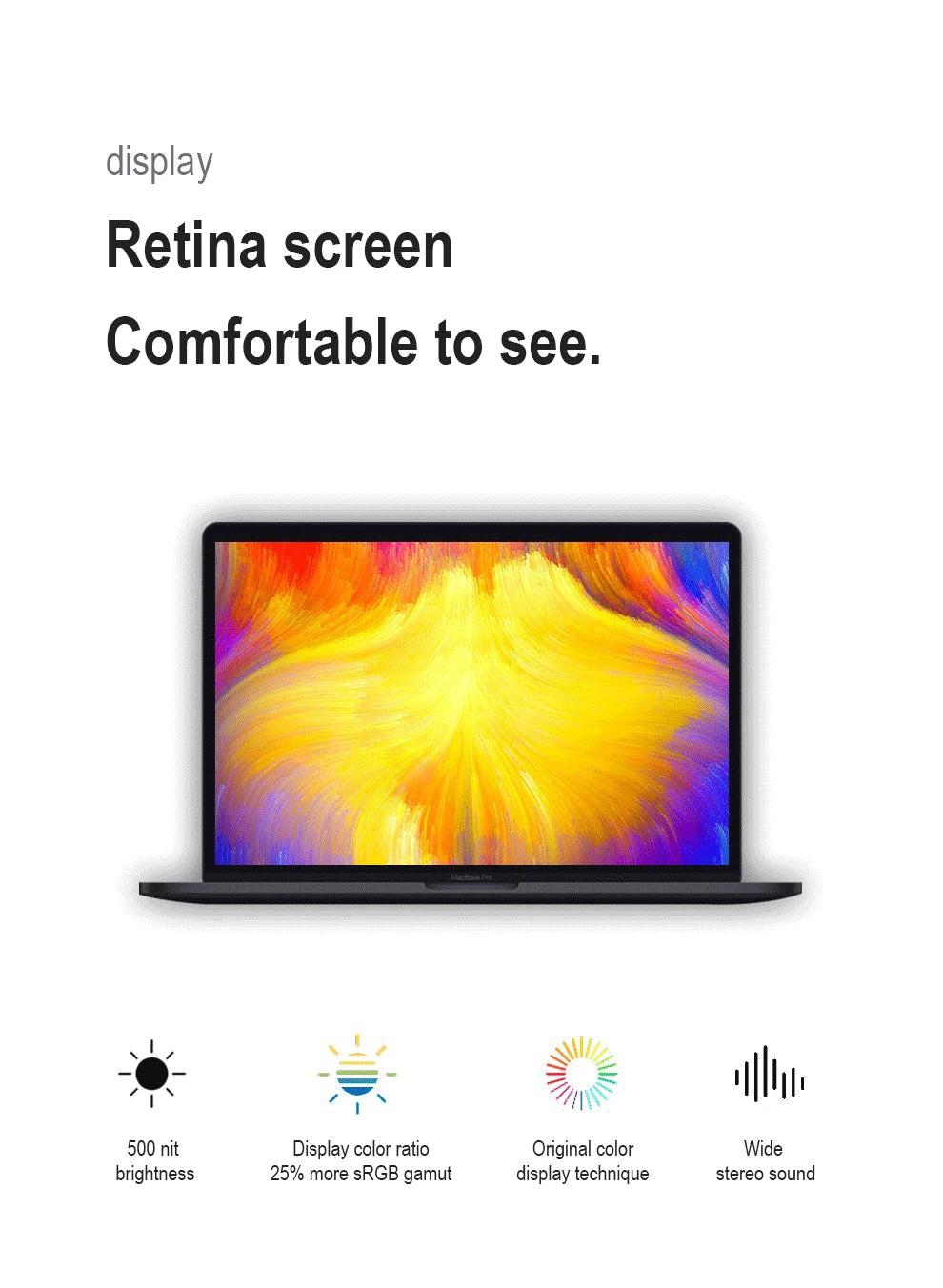 MacBook Pro 2016 i7 16 GB de RAM 15,4 polegadas 256 GB/512 GB SSD Touch Bar Touch ID Original e Autêntico Laptop MacBook Pro i7 com Wi-Fi + Bluetooth