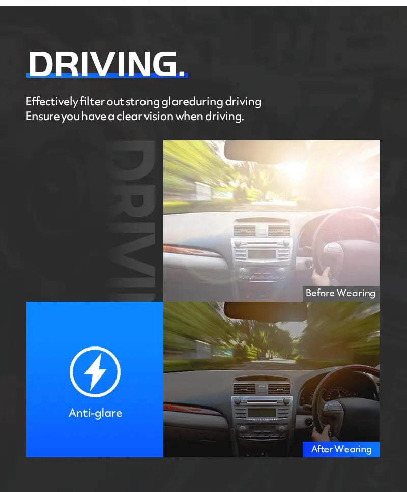 Óculos de Ciclismo Kapvoe Polarizados MTB Estrada – Óculos com Proteção UV400, Super Leves, Esportivos e para Equipamentos de Ciclismo