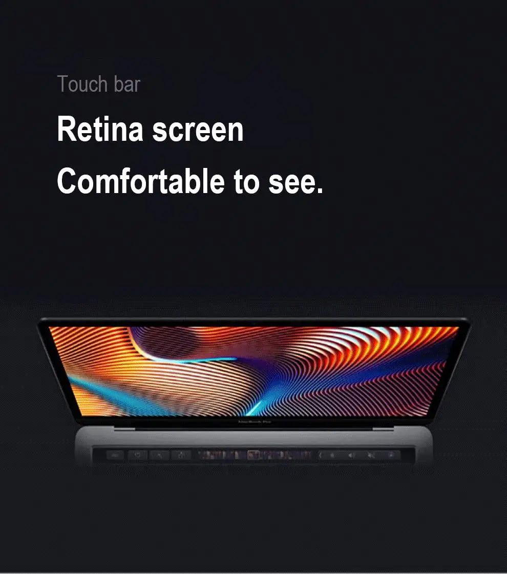 MacBook Pro 2016 i7 16 GB de RAM 15,4 polegadas 256 GB/512 GB SSD Touch Bar Touch ID Original e Autêntico Laptop MacBook Pro i7 com Wi-Fi + Bluetooth