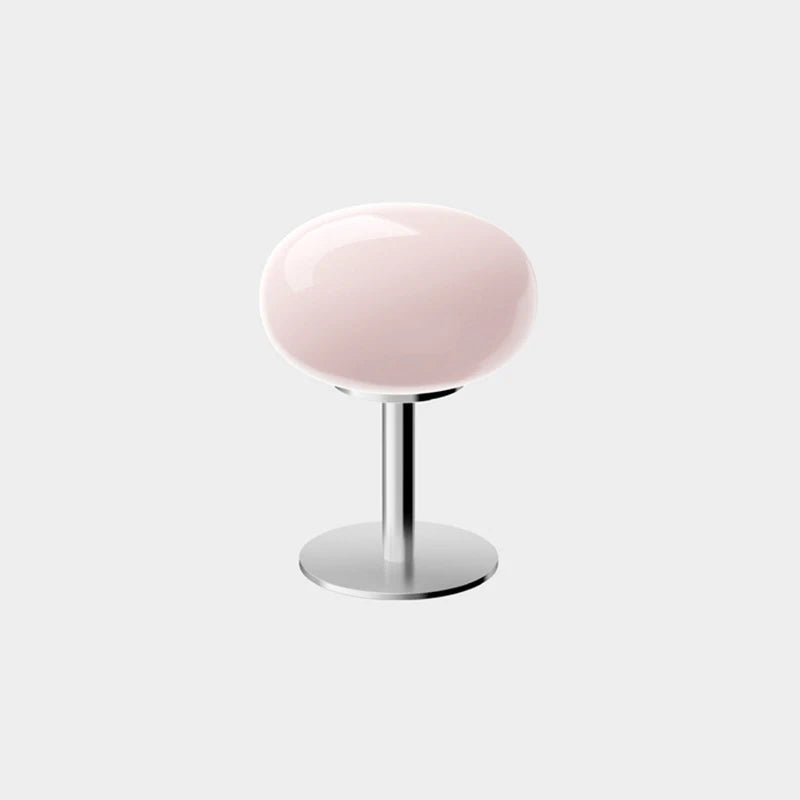 Abajur de Vidro Macaron com Três Níveis de Iluminação Luminária de atmosfera para sala de estar — luz noturna com proteção para os olhos, ideal para decoração de quarto feminino e mesa de cabeceira