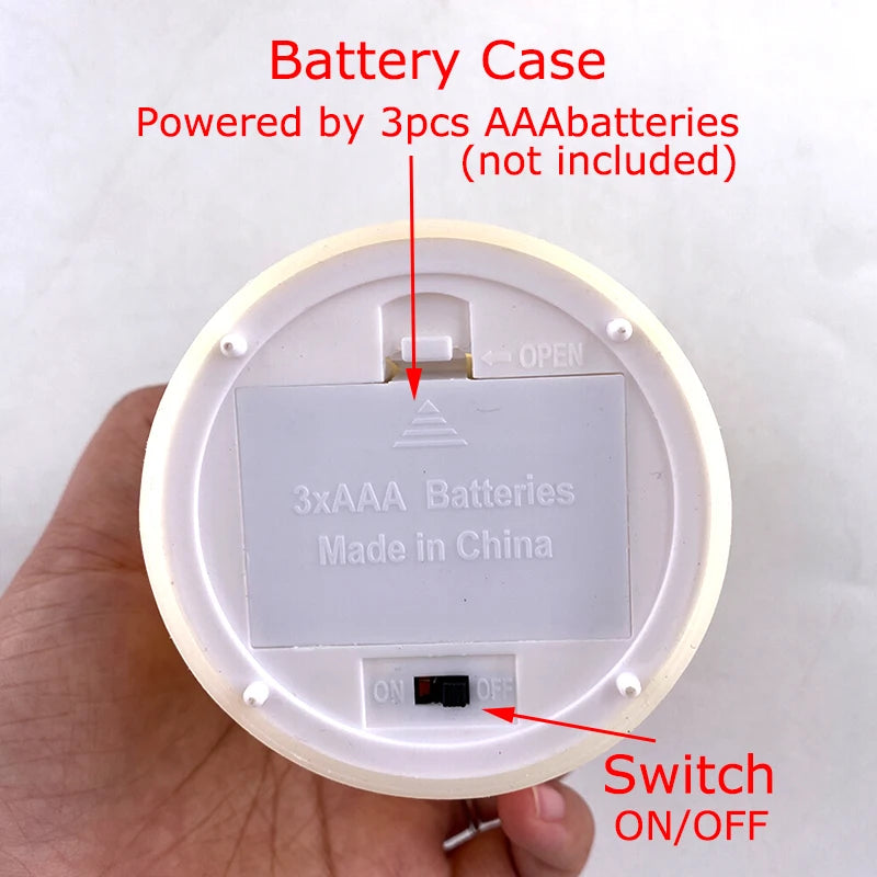 Vela LED Sem Chama – Velas Decorativas Elétricas com Brilho Quente para Casa, Decoração de Natal, Ramadã, Eid e Festas de Natal