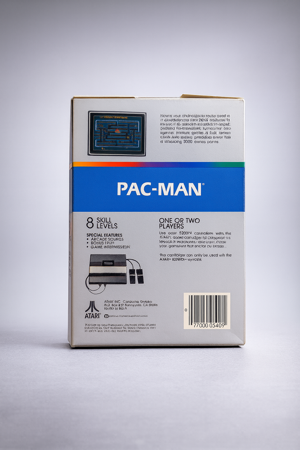 JOGO VINTAGE ORIGINAL 1982 ATARI 5200 PAC-MAN lacrado título original